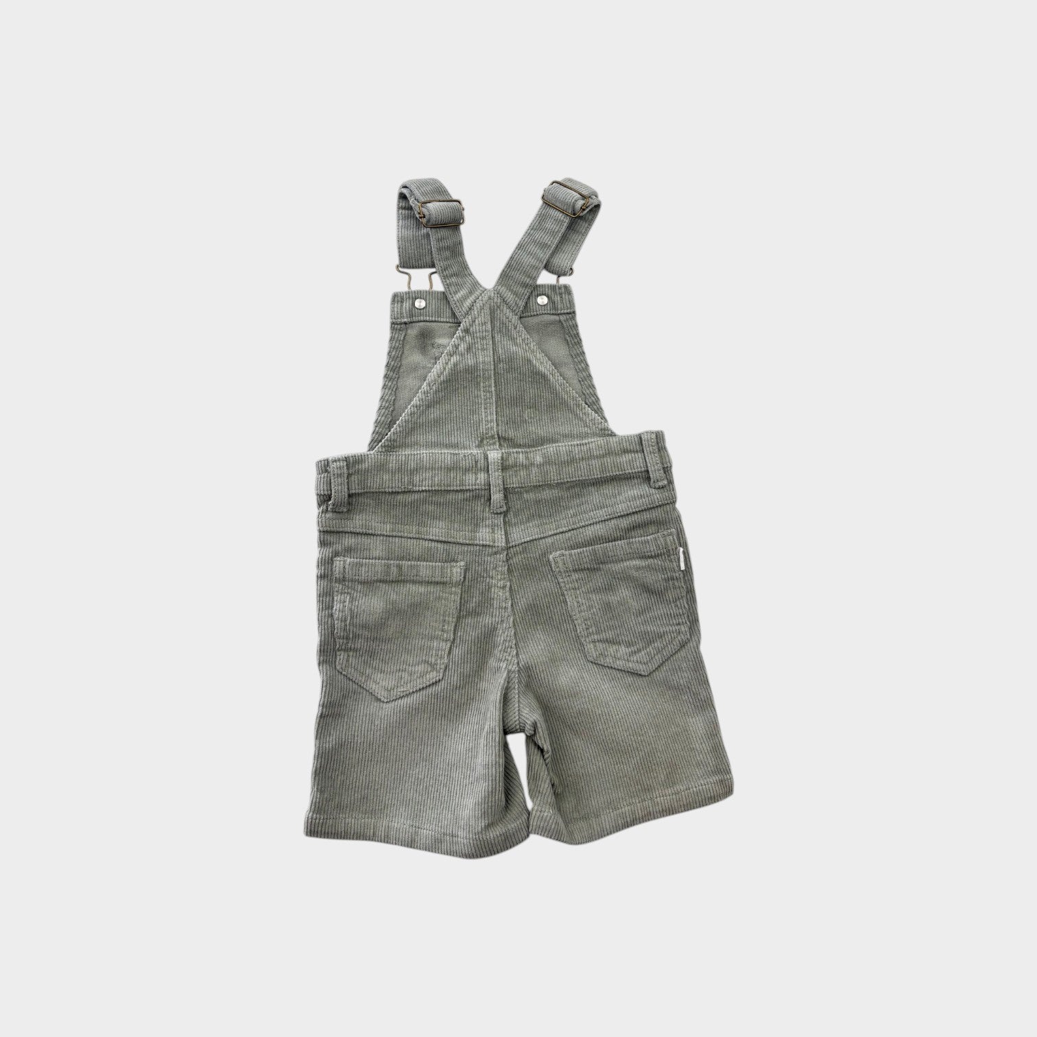 Jamie Kay Sage Cord Shortalls, Size 2