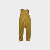 Quincy Mae Sleeveless Mustard Jumpsuit, Size 2-3