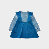 Vintage Gingham Panel Dress, Size 2