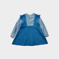 Vintage Gingham Panel Dress, Size 2