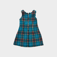 Vintage Plaid Mod Dress, Size 1-2
