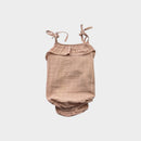 Jamie Kay Dusty Pink Muslin Romper, Size 2