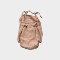 Jamie Kay Dusty Pink Muslin Romper, Size 2
