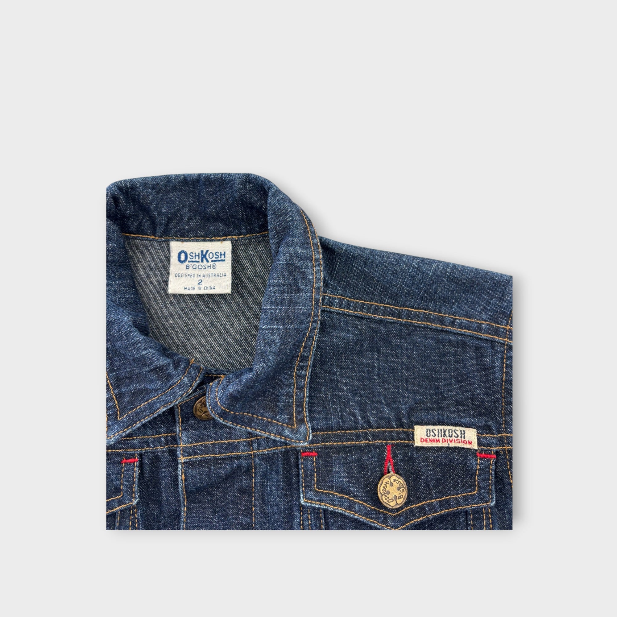 Vintage Oshkosh Denim Jacket, Size 2