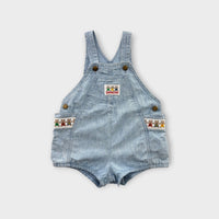 Vintage Oshkosh Teddy Bubble Overalls, Size 2