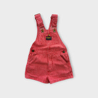 Vintage Oshkosh Stripe Overalls, Size 4