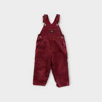 Vintage Oshkosh Stripe Carpenter Overalls, Size 3