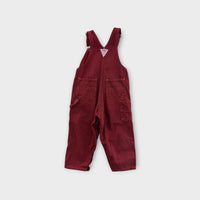Vintage Oshkosh Stripe Carpenter Overalls, Size 3