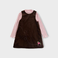 Gymboree Turtleneck and Pinafore Set, Size 6