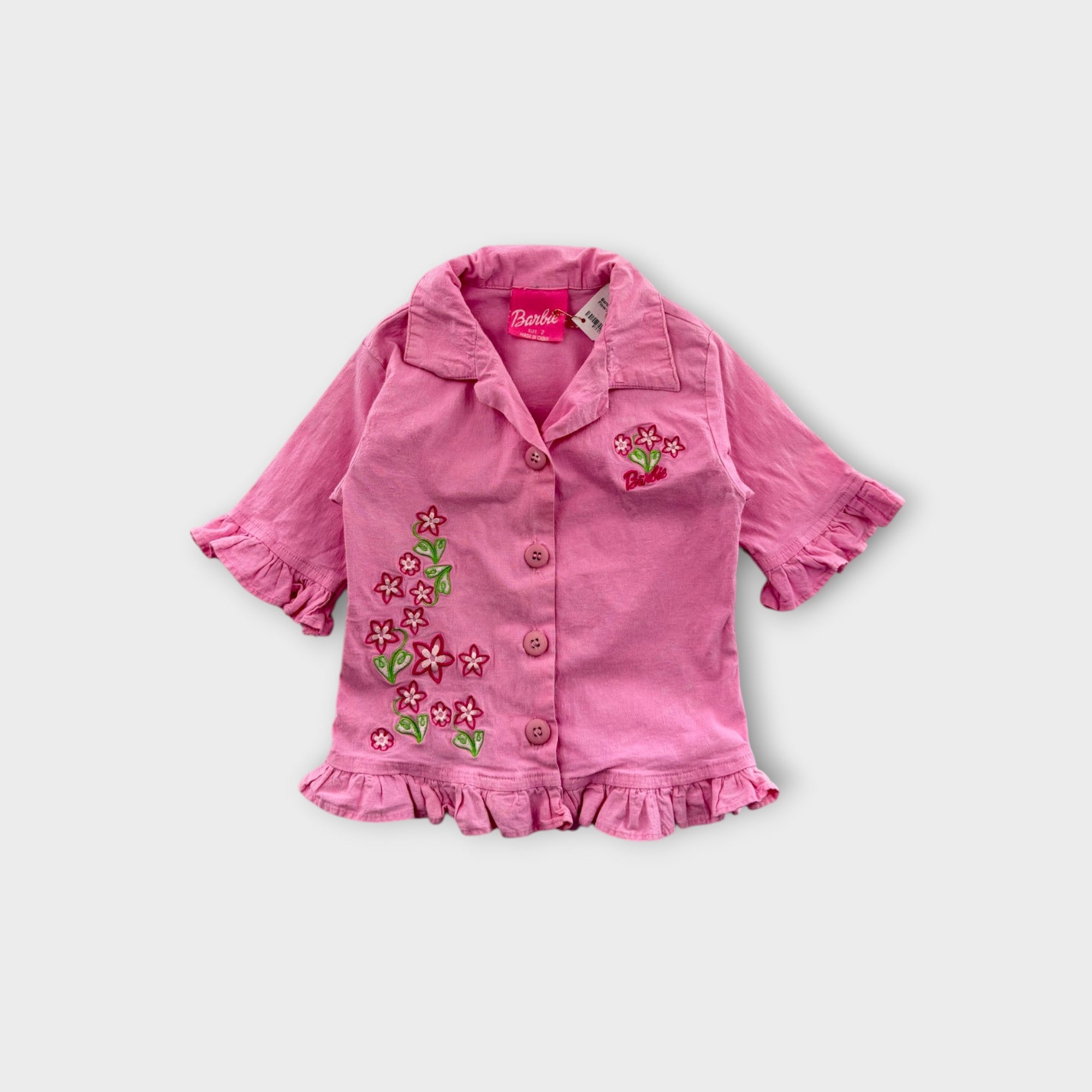 Retro Barbie Shirt, Size 2