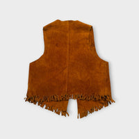 1970's Two-Tone Suede Western Vest, Size 3-4