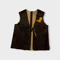 1970's Suede Western Vest, Size 7-8
