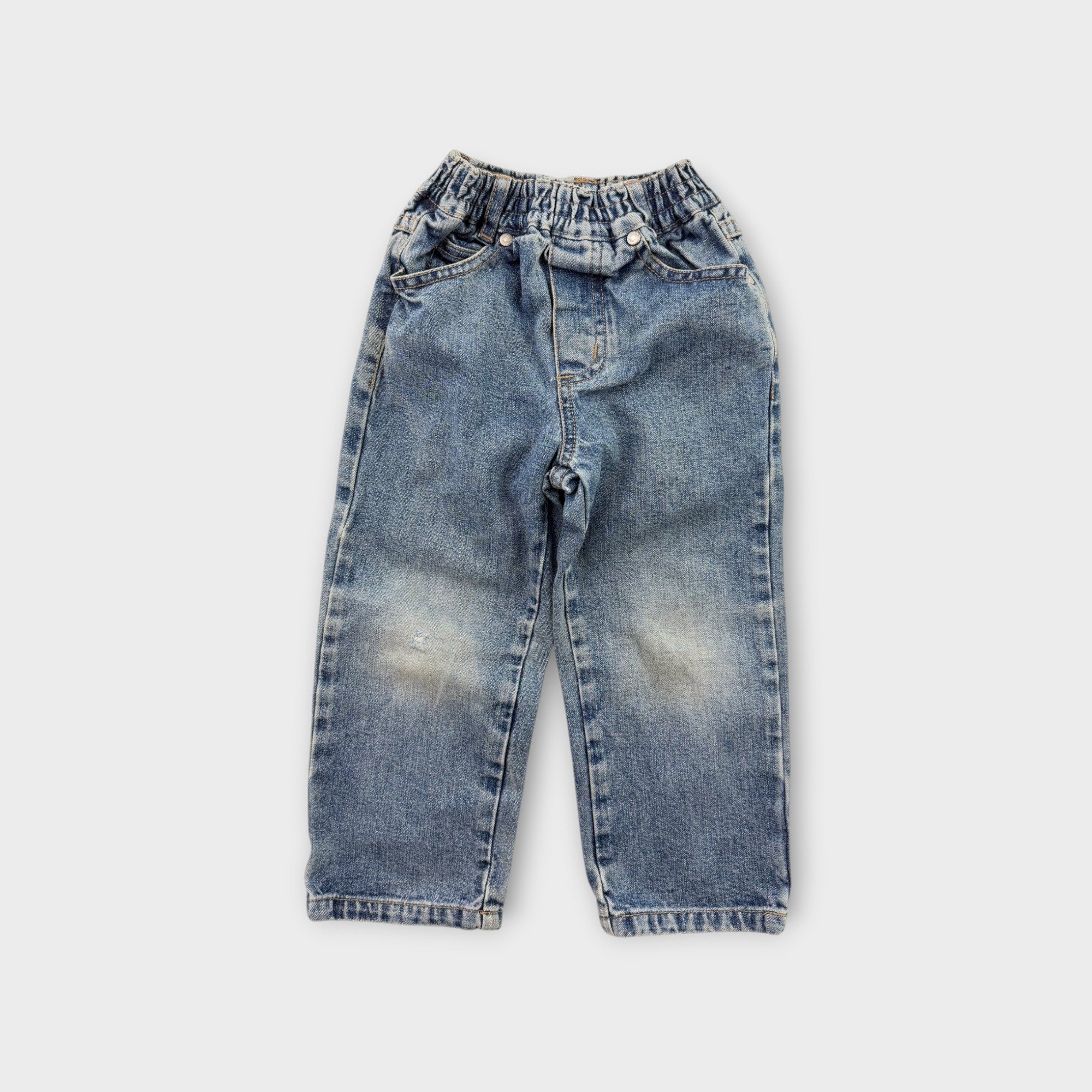 Distressed Denim Jeans, Size 2-3