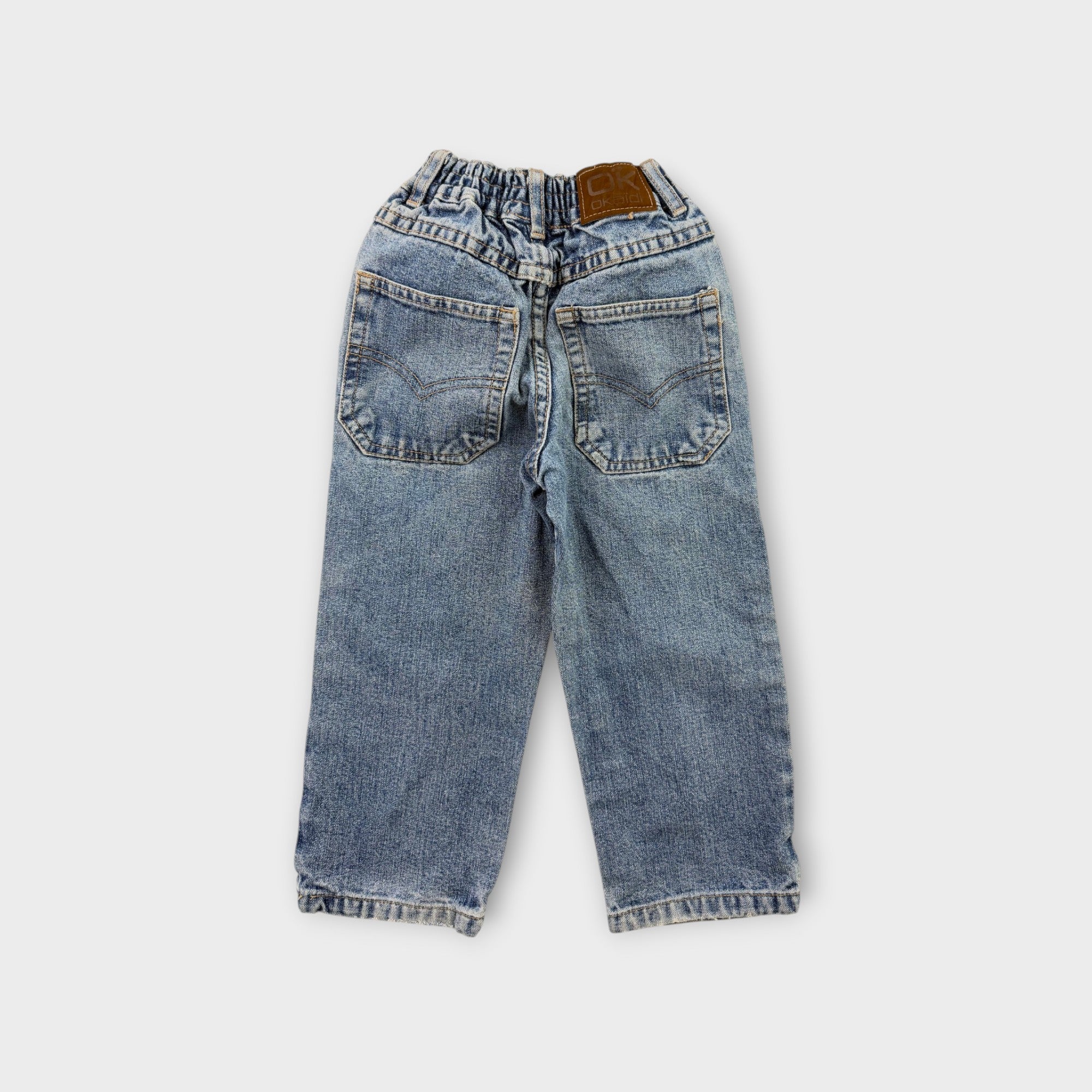Distressed Denim Jeans, Size 2-3