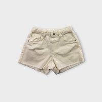 Zara White Denim Cut Off Shorts, Size 3