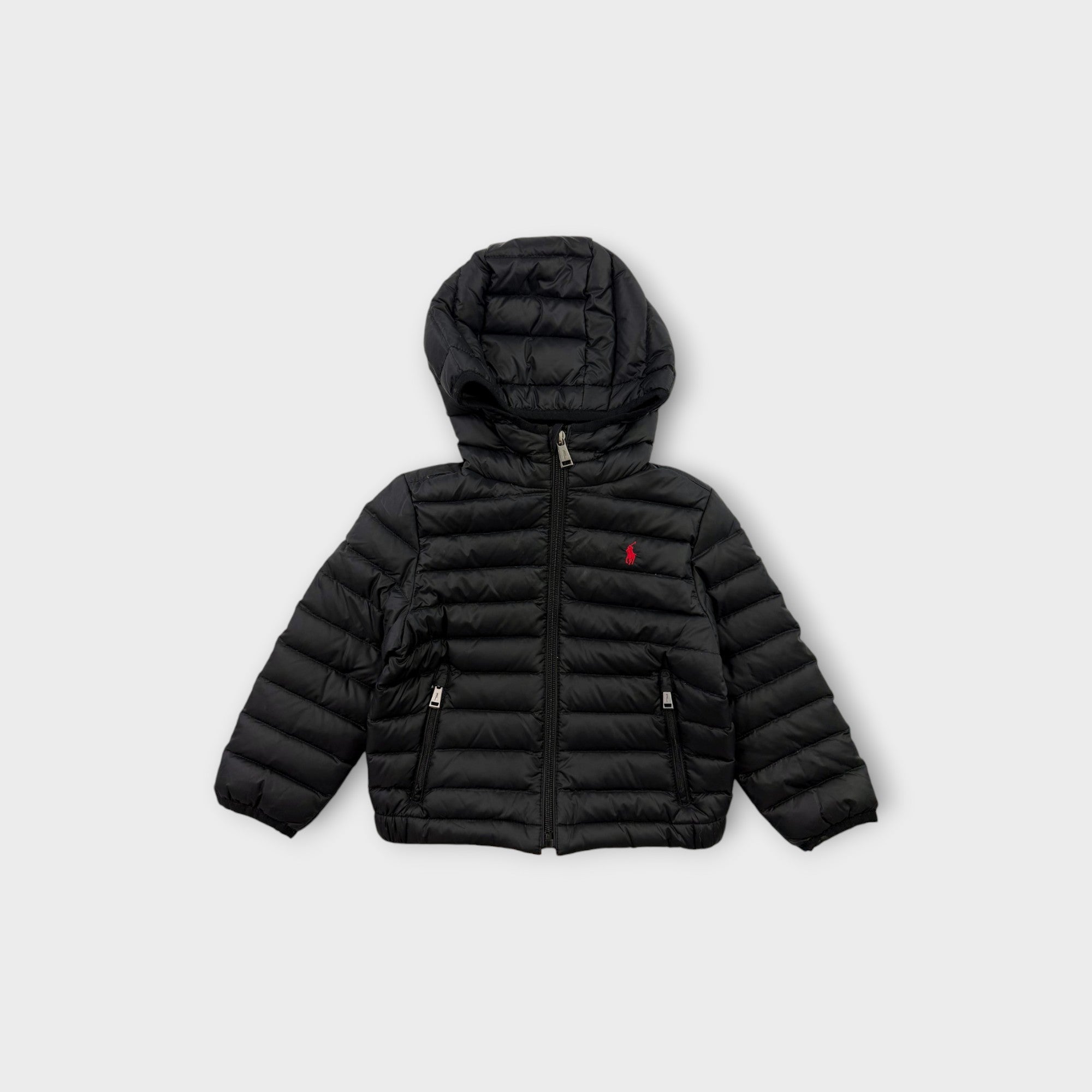RL Duck Down Black Puffer Jacket, Size 3