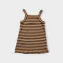 Milky D Brown Stripe Dress, Size 3