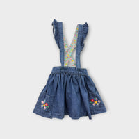 Little Bird Denim Pinafore, Size 3-4