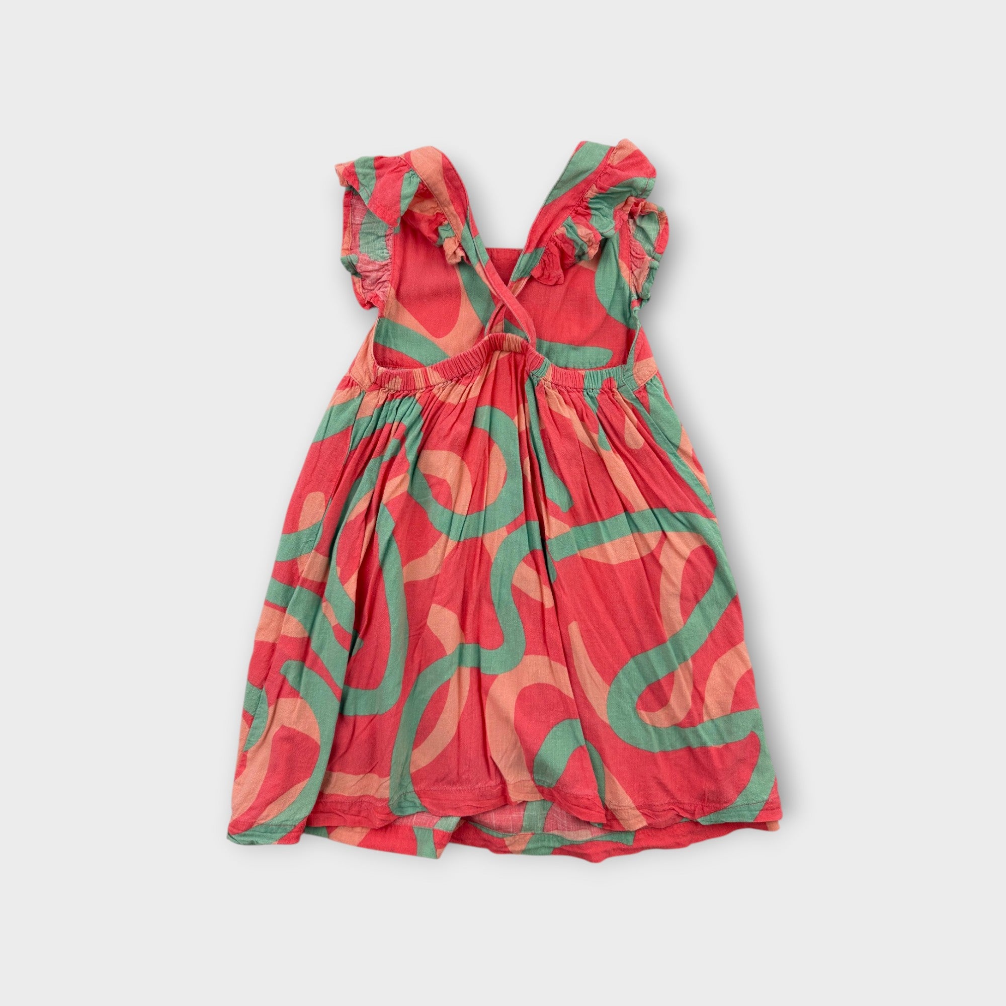 Mister Zimi Pattern Dress, Size 3-4
