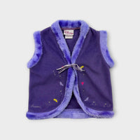 Retro Purple Disney Princess Vest, Size 3