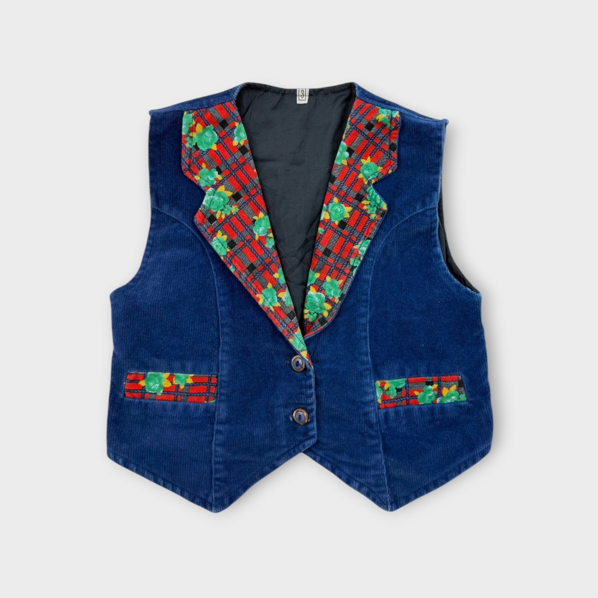 Vintage Corduroy Vest, Size 3-4