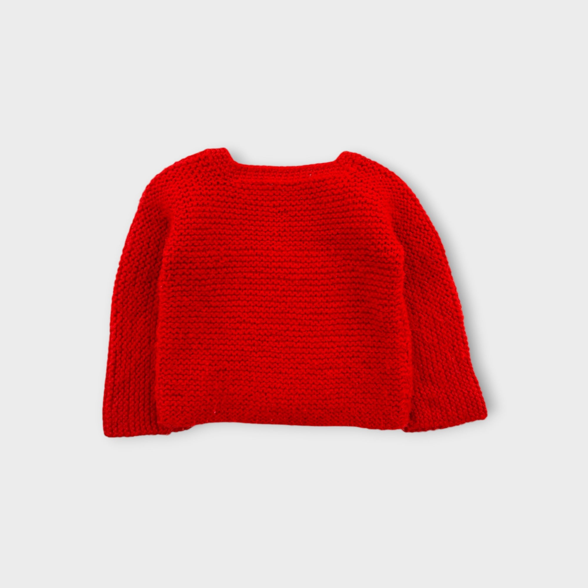 Vintage Red Knit Jumper, Size 3