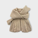 Fred Bare Knit Vest with Scarf, Size 3