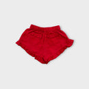 Sportscraft Red Linen Shorts, Size 3