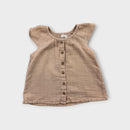 Jamie Kay Pink Muslin Blouse, Size 3