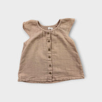 Jamie Kay Pink Muslin Blouse, Size 3