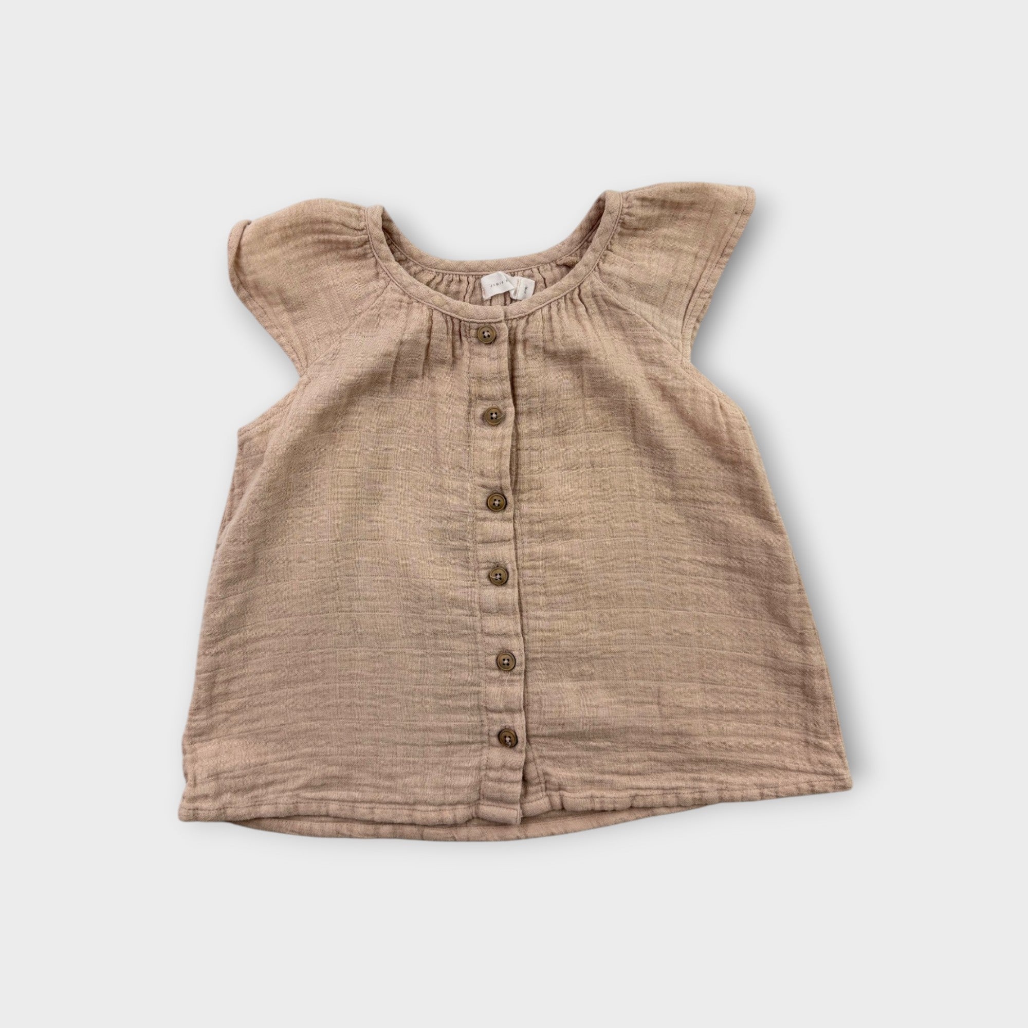Jamie Kay Pink Muslin Blouse, Size 3