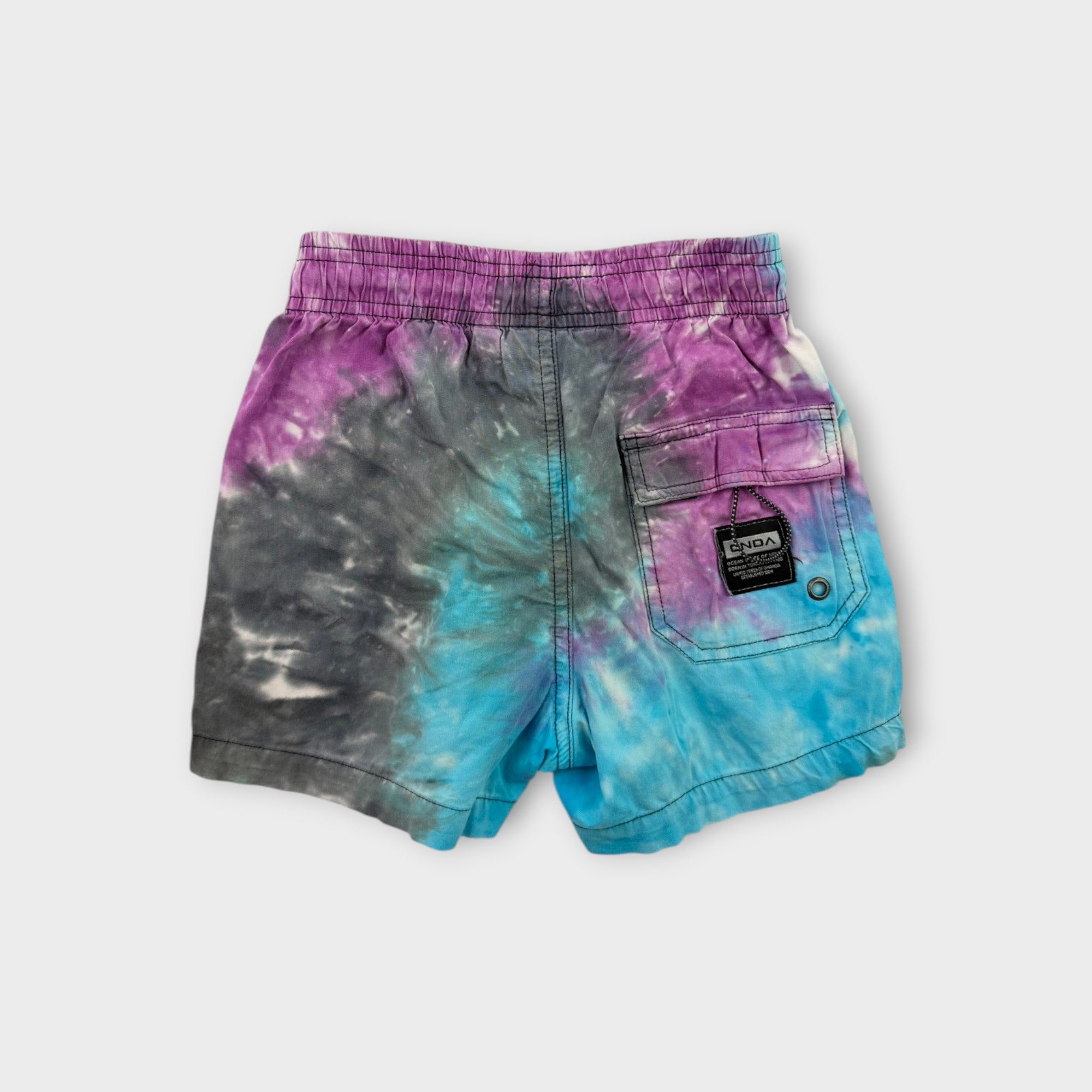Ghanda Tie-Dye Swim Shorts, Size 3-4