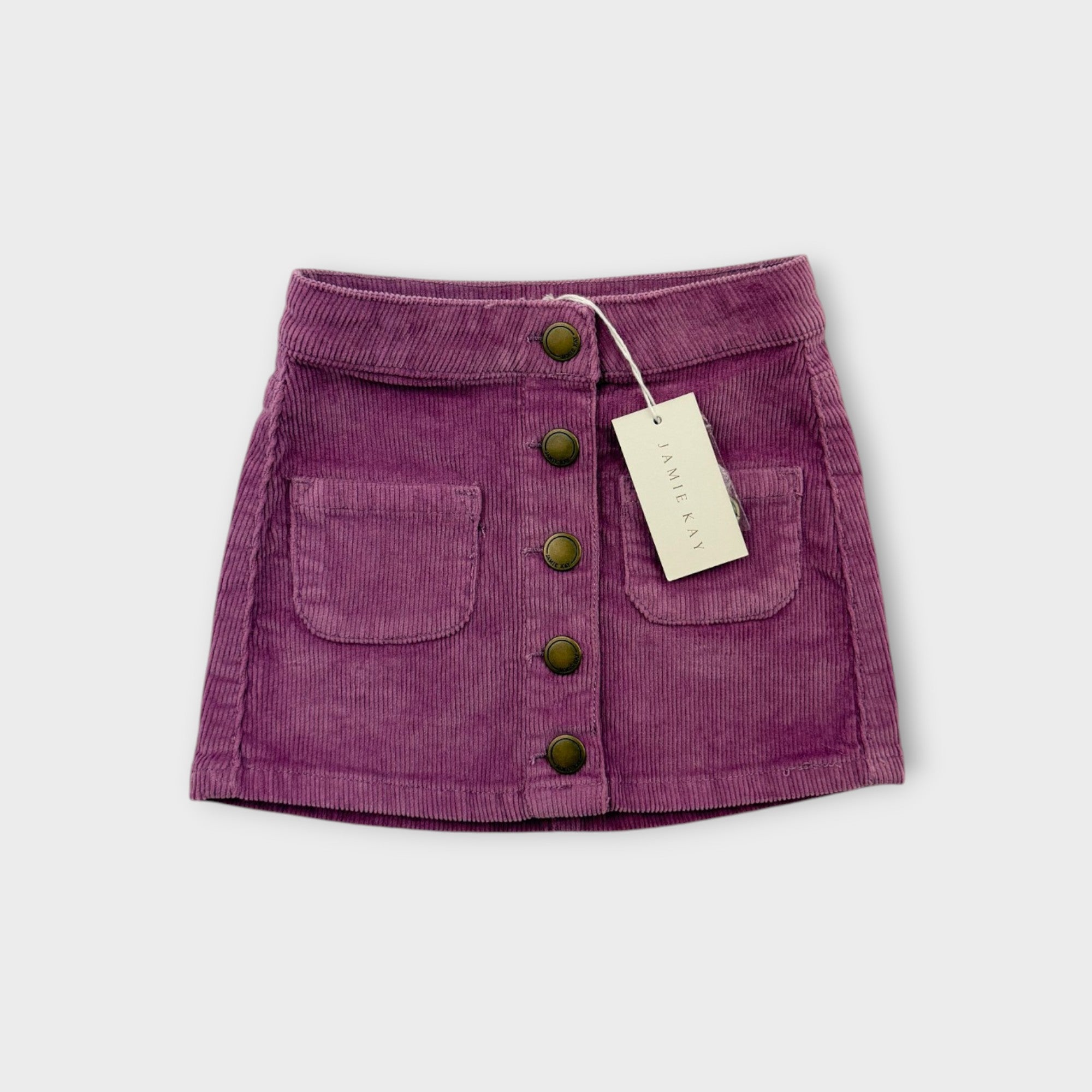 Jamie Kay Plum Corduroy Skirt, Size 3