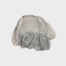 Cubbii Grey Knit Set, Size 3