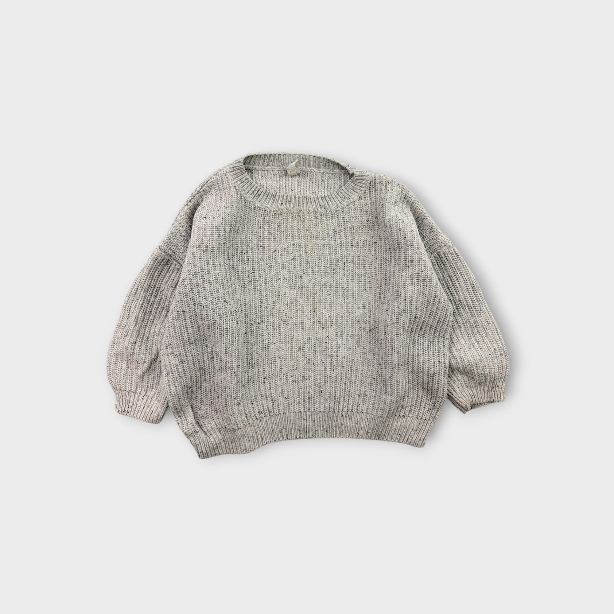 Cubbii Grey Knit Set, Size 3