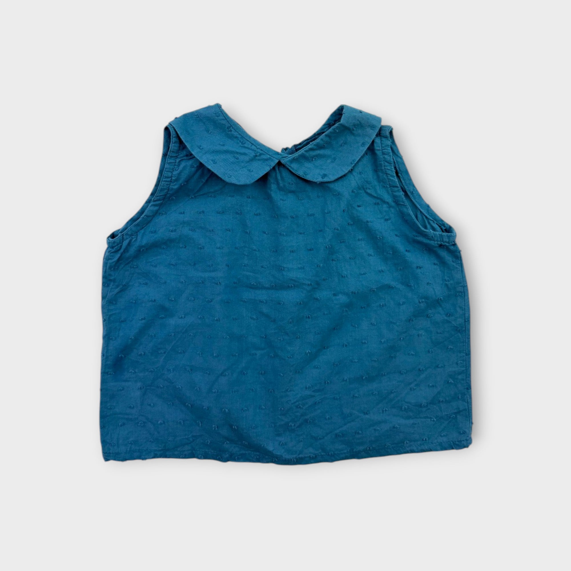 Mariboo Blue Collar Blouse, Size 3-4