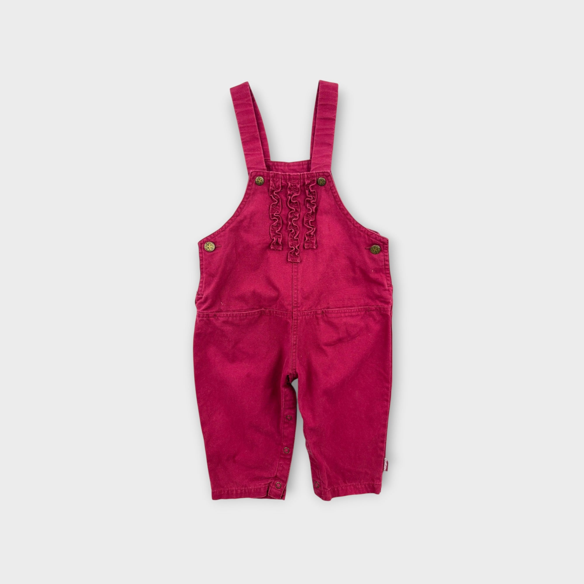 Vintage Oshkosh B'Gosh Frill Overalls, Size 3