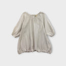 Millk White Muslin Romper, Size 3
