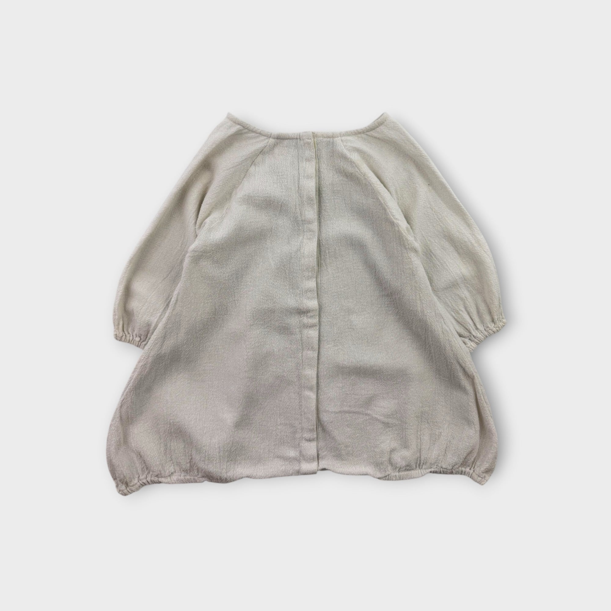 Millk White Muslin Romper, Size 3