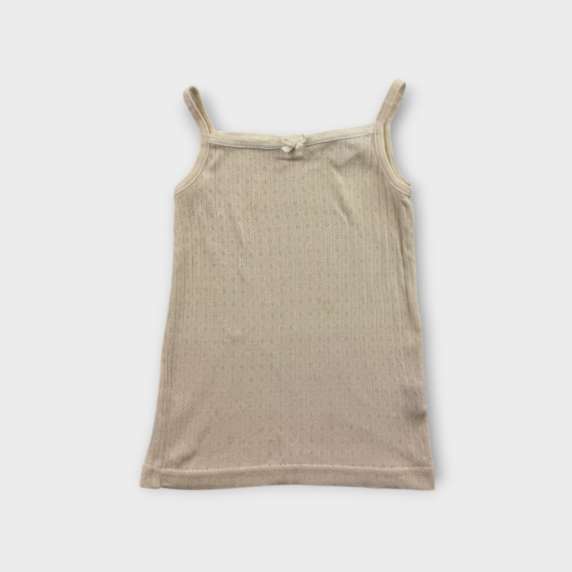 Nature Baby Pointelle Singlet, Size 3