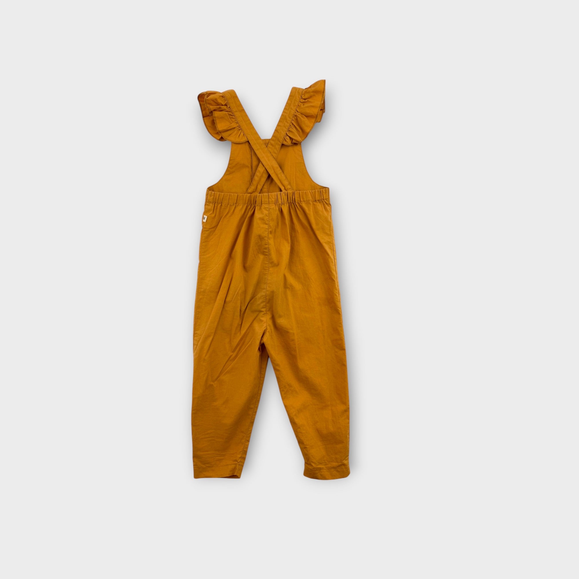 Nature Baby Mustard Jumpsuit, Size 3