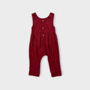 Piper & Me Burgundy Jumpsuit, Size 3