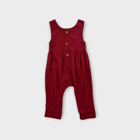 Piper & Me Burgundy Jumpsuit, Size 3