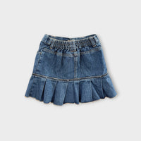 Now Pleated Denim Skirt, Size 4