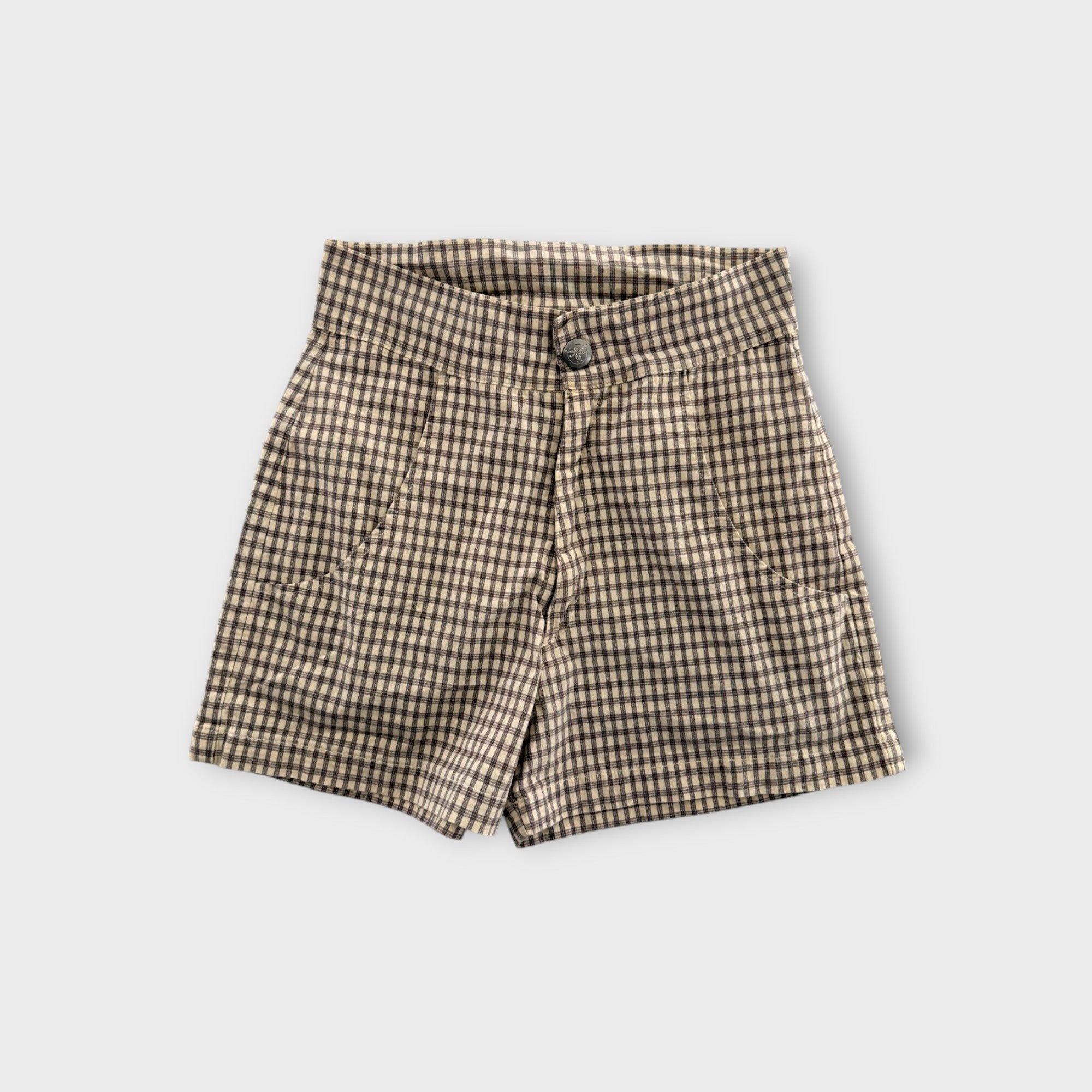 Vintage Plaid Shorts, Size 6-7