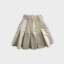 Vintage White Pleated Skirt, Size 4-5