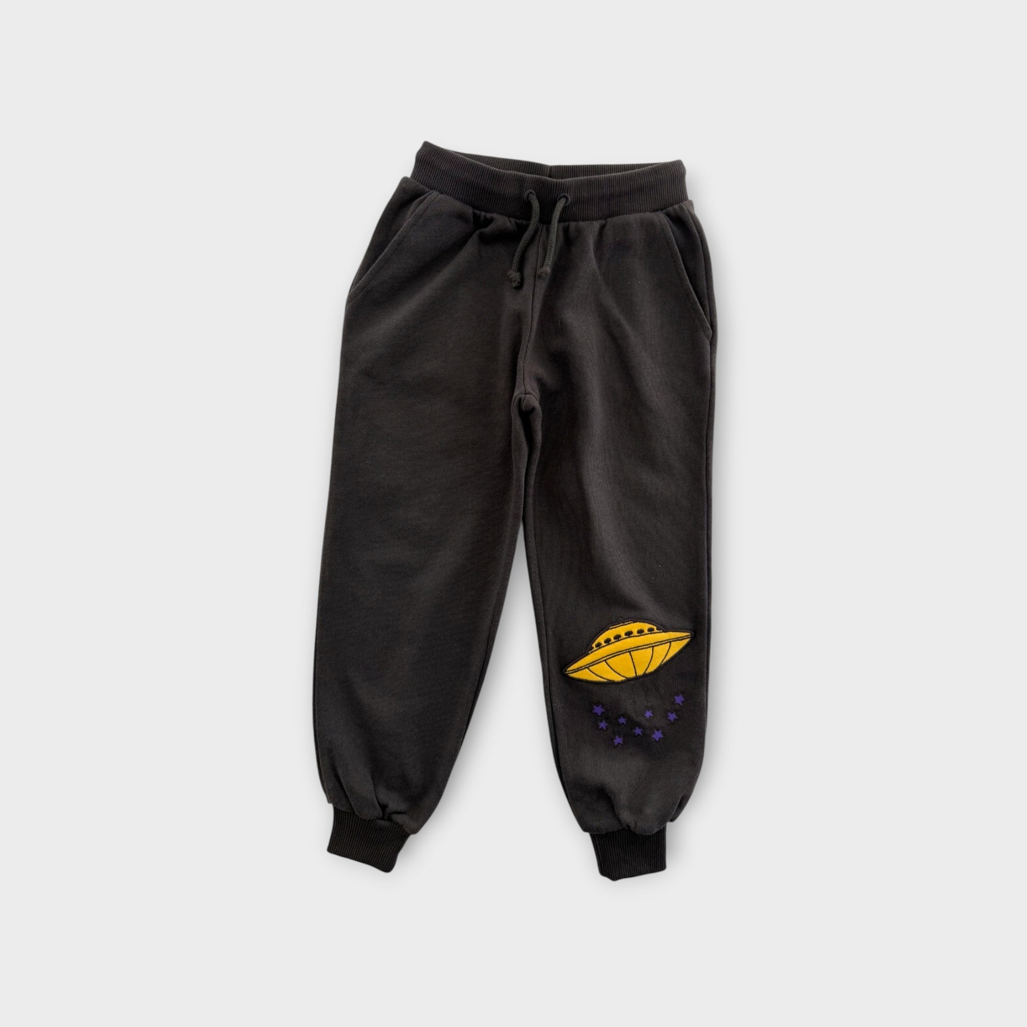 Mini Rodini UFO Track Pants, Size 4-5