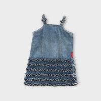 Retro Fred Bare Denim Dress, Size 4