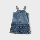 Retro Fred Bare Denim Dress, Size 4