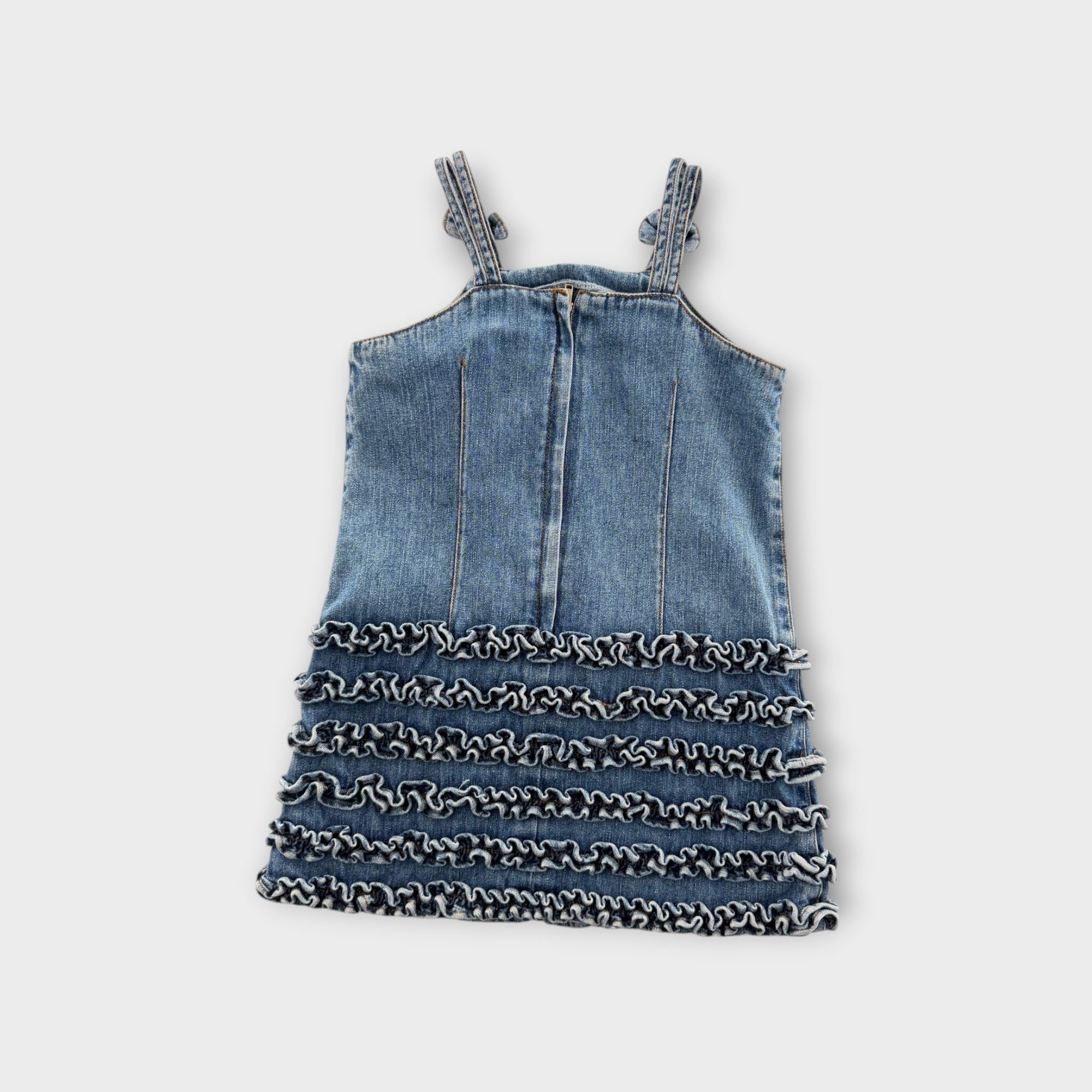 Retro Fred Bare Denim Dress, Size 4